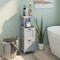 Modern Freestanding 2-Drawer Bathroom Floor Cabinet with Open Storage Shelf and Foot Pads
